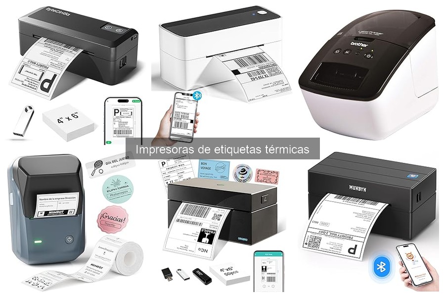 Accesorios esenciales para impresoras de etiquetas térmicas
