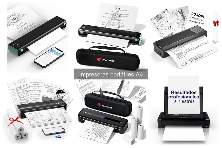 Accesorios imprescindibles para impresoras portátiles A4