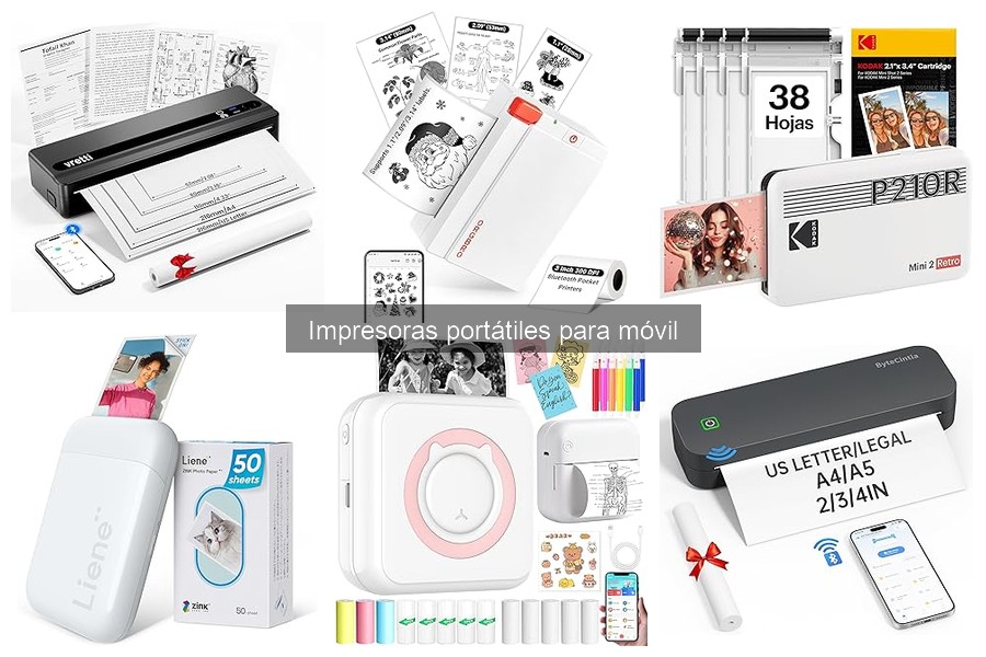 Accesorios indispensables para impresoras portátiles móviles