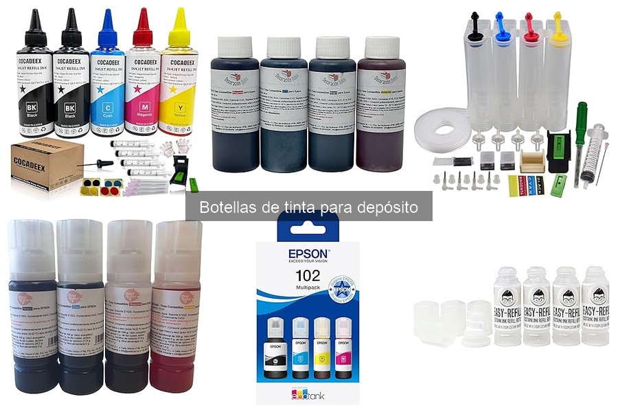Alternativas a Botellas de Tinta para Depósito: Ventajas y Desventajas