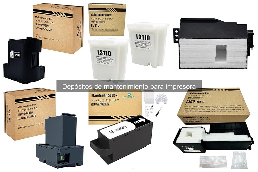 Alternativas a depósitos de mantenimiento para impresoras