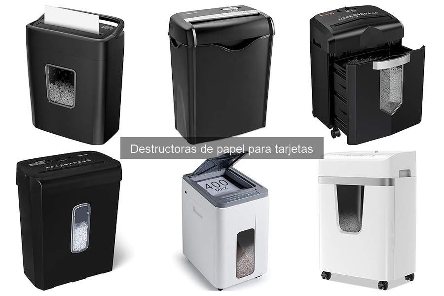 Alternativas a Destructoras de Papel para Tarjetas Efectivas