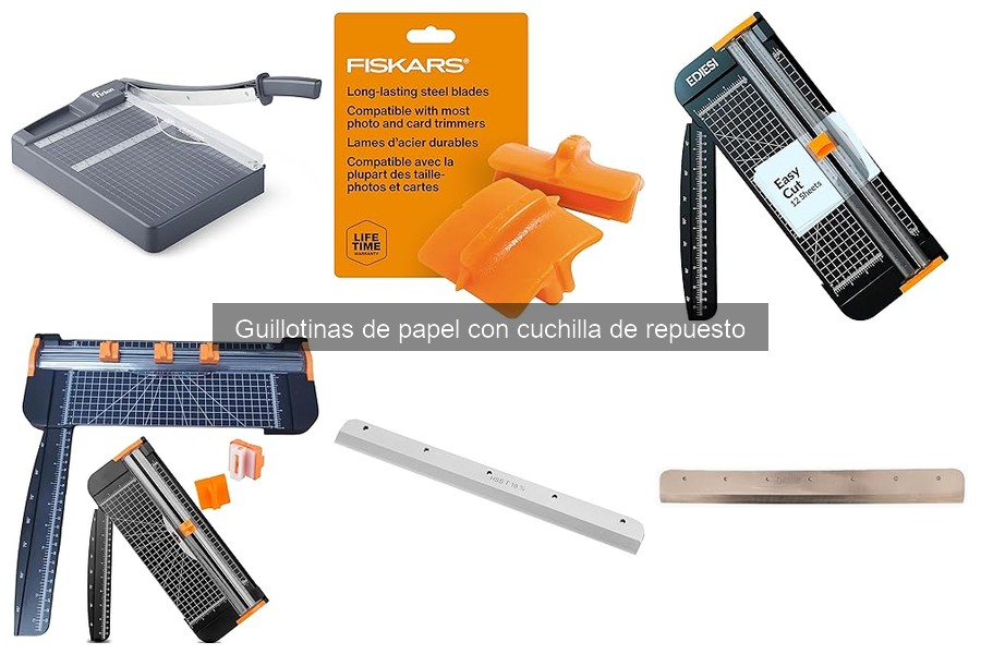 Alternativas a Guillotinas de Papel con Cuchilla de Repuesto