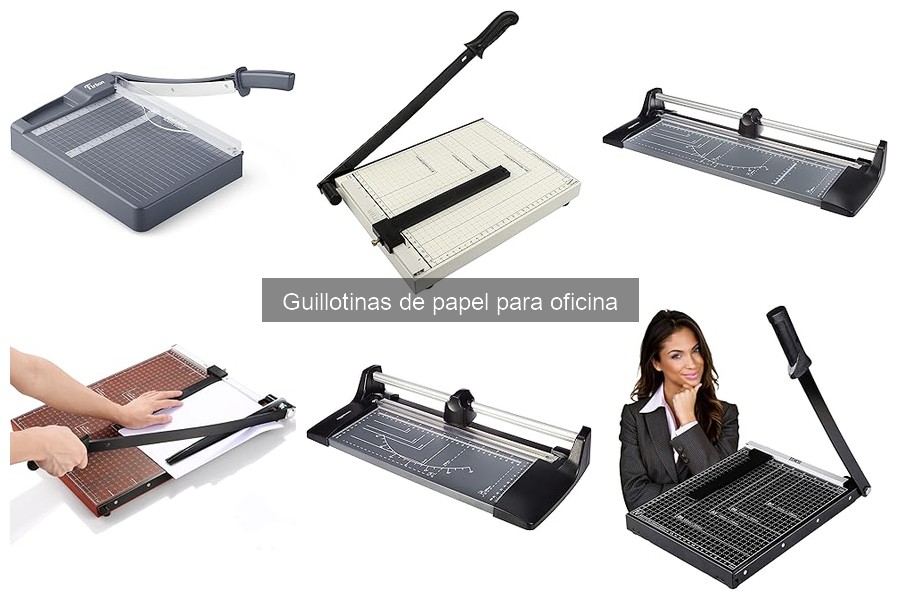 Alternativas a guillotinas de papel para oficina eficientes