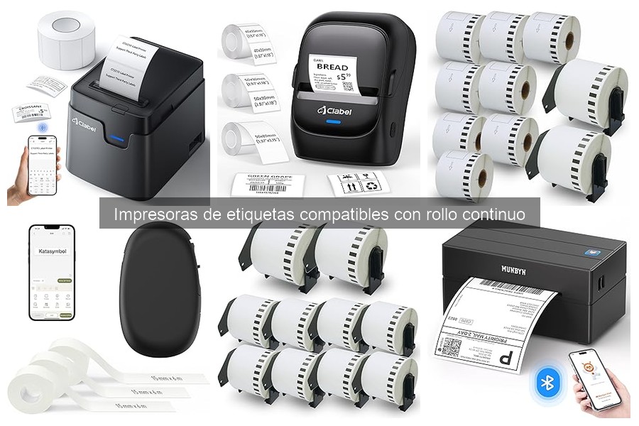 Alternativas a impresoras de etiquetas con rollo continuo