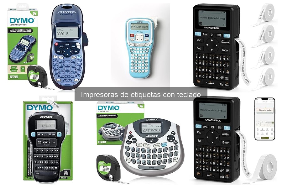 Alternativas a impresoras de etiquetas con teclado
