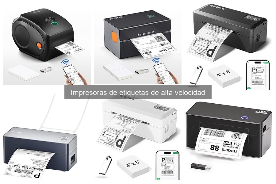 Alternativas a impresoras de etiquetas de alta velocidad