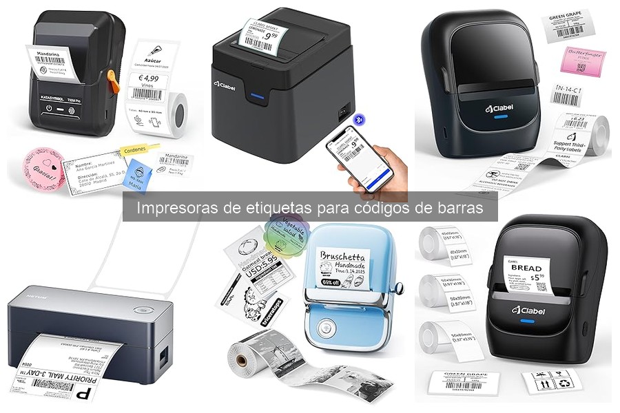 Alternativas a impresoras de etiquetas para códigos de barras