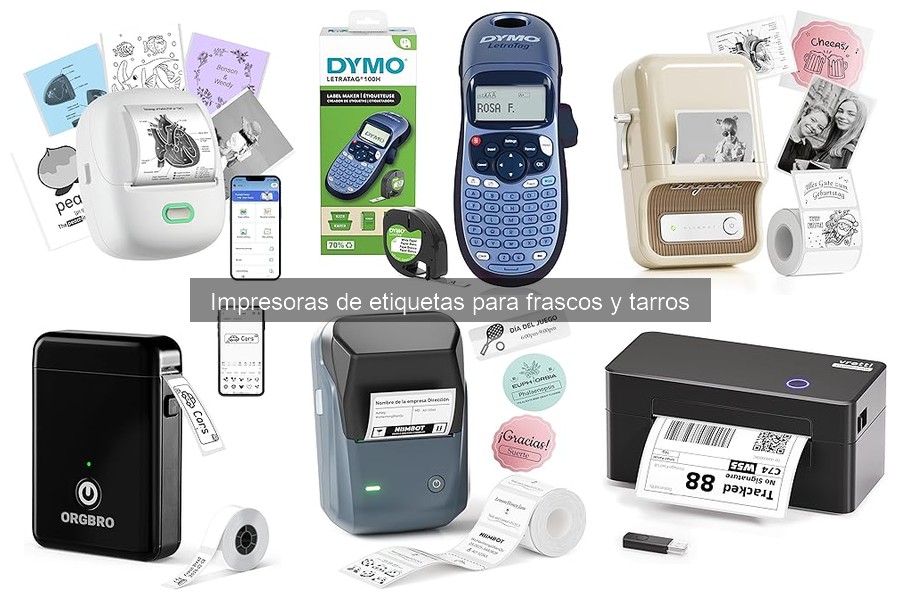 Alternativas a impresoras de etiquetas para frascos y tarros