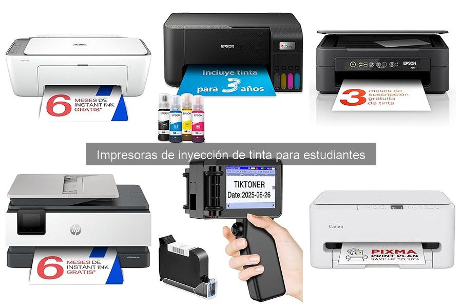 Alternativas a impresoras de inyección de tinta para estudiantes