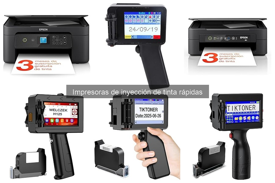 Alternativas a Impresoras de Inyección de Tinta Rápidas