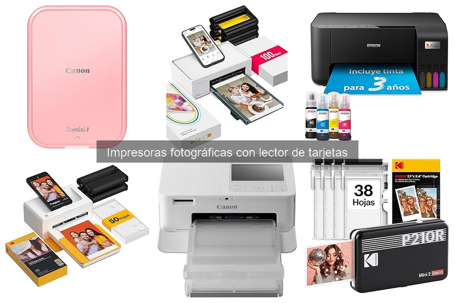 Alternativas a impresoras fotográficas con lector de tarjetas
