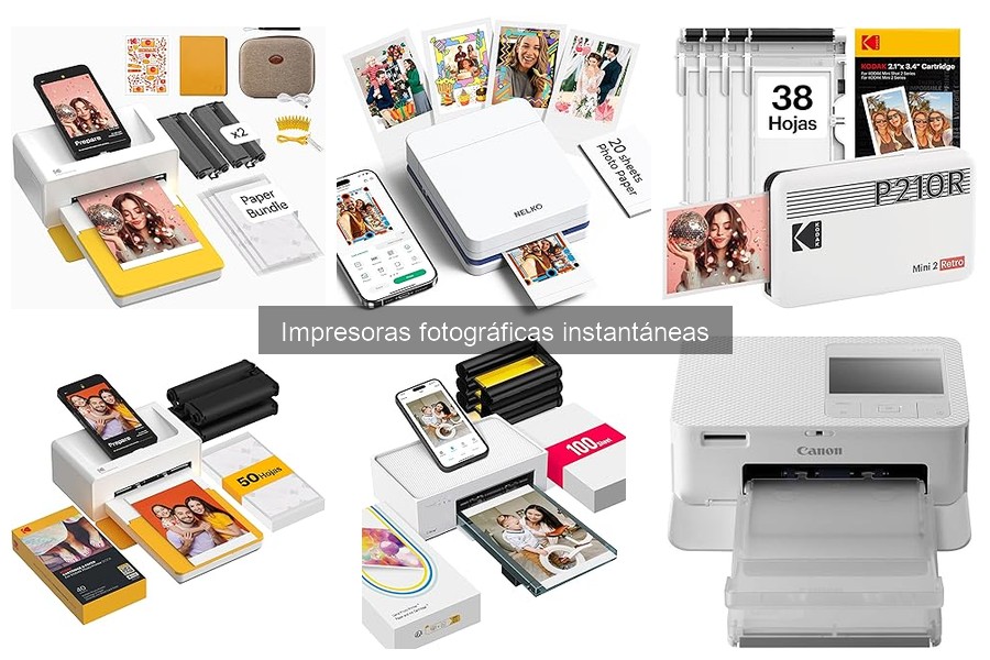 Alternativas a Impresoras Fotográficas Instantáneas