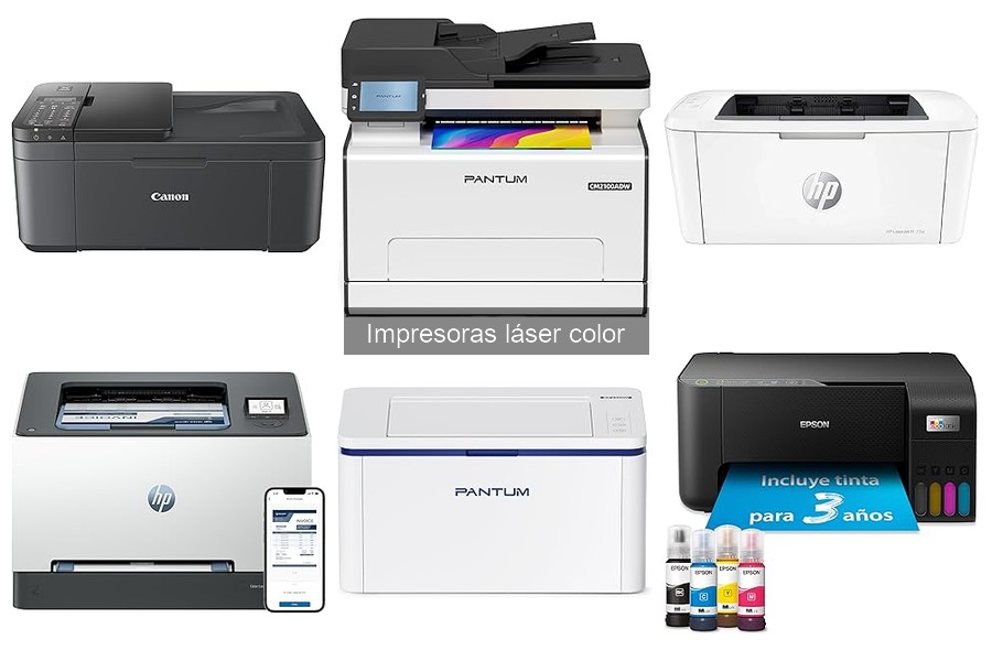 Alternativas a impresoras láser color: ¿qué elegir?