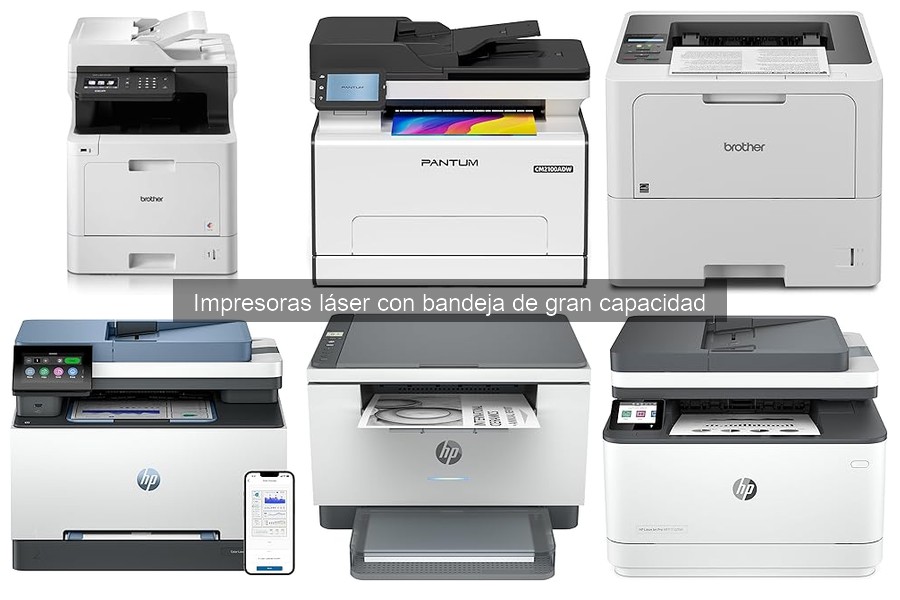 Alternativas a impresoras láser con bandeja de gran capacidad
