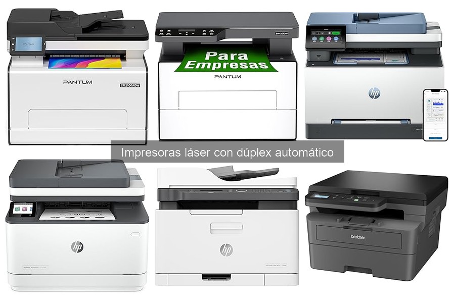 Alternativas a impresoras láser con dúplex automático