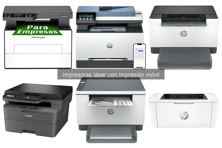 Alternativas a impresoras láser con impresión móvil