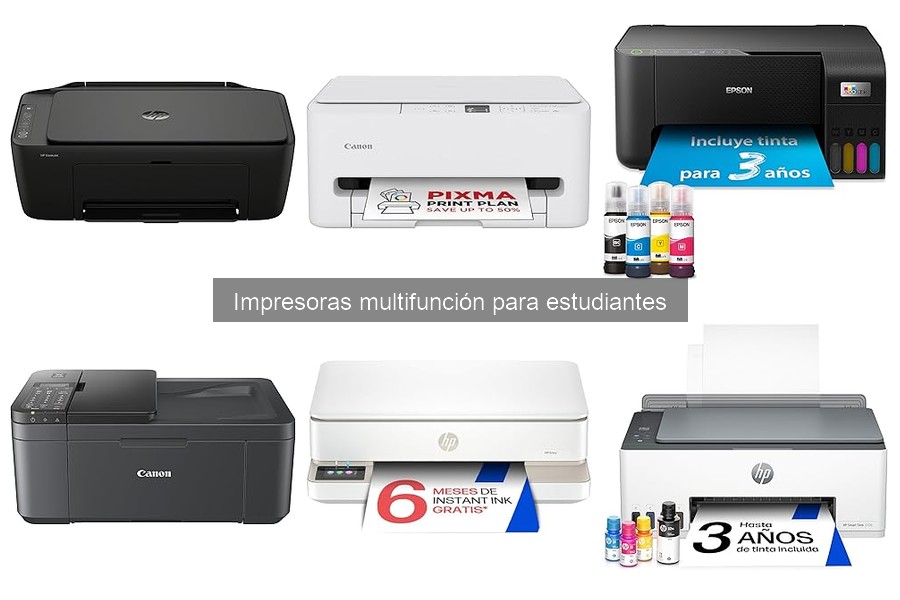 Alternativas a impresoras multifuncionales para estudiantes