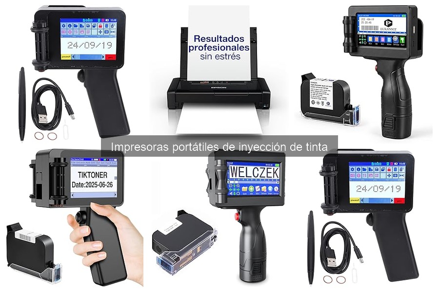 Alternativas a impresoras portátiles de inyección de tinta
