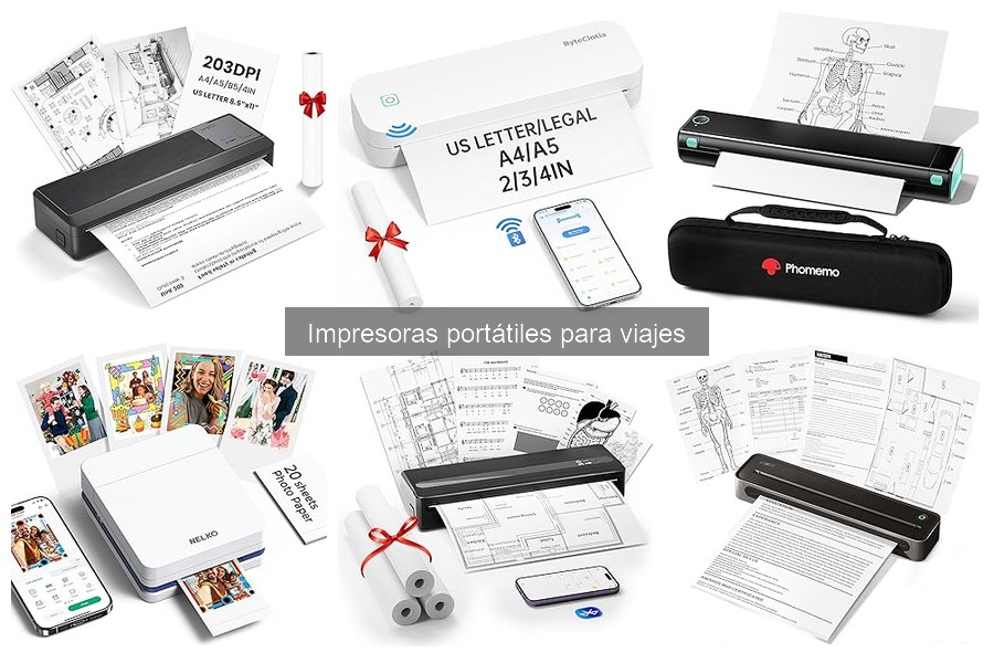 Alternativas a impresoras portátiles para viajar