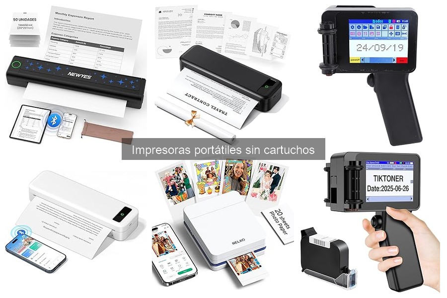 Alternativas a Impresoras Portátiles Sin Cartuchos