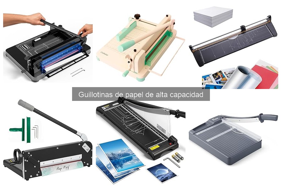 Alternativas a la guillotina de papel de alta capacidad