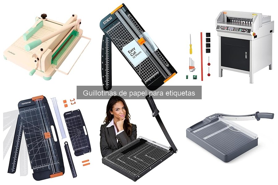 Alternativas a las guillotinas de papel para etiquetas