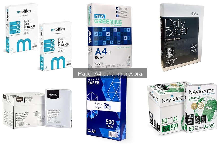 Alternativas al papel A4 para impresión en casa y oficina