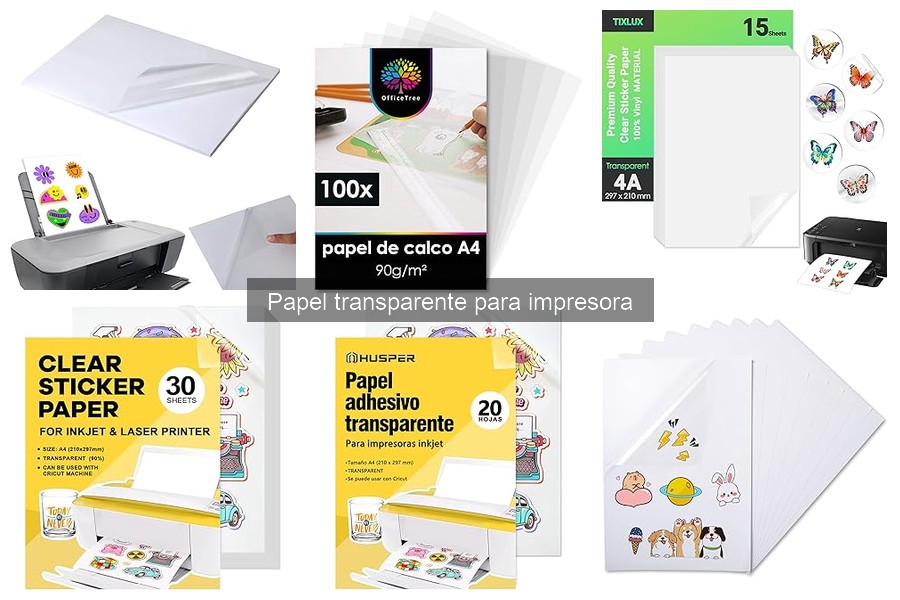 Alternativas al papel transparente para impresoras: Opciones útiles