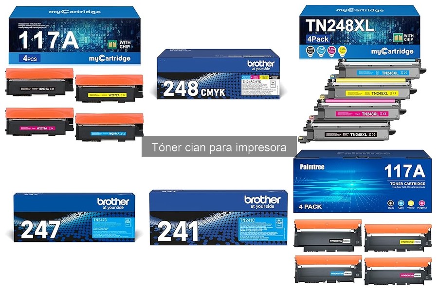 ** Alternativas al tóner cian para impresoras: opciones efectivas