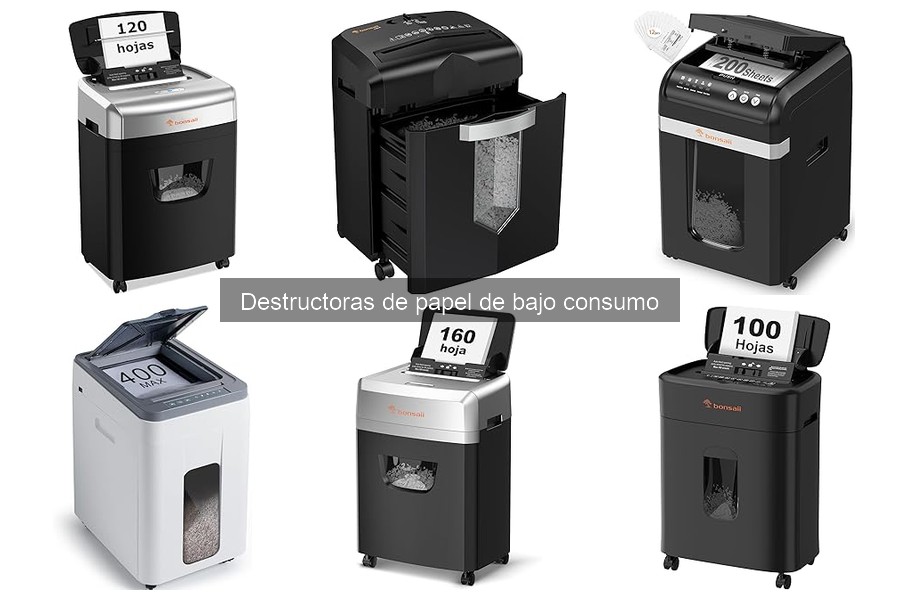 Alternativas Ecológicas a Destructoras de Papel de Bajo Consumo