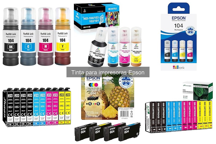 Alternativas económicas a la tinta original de Epson