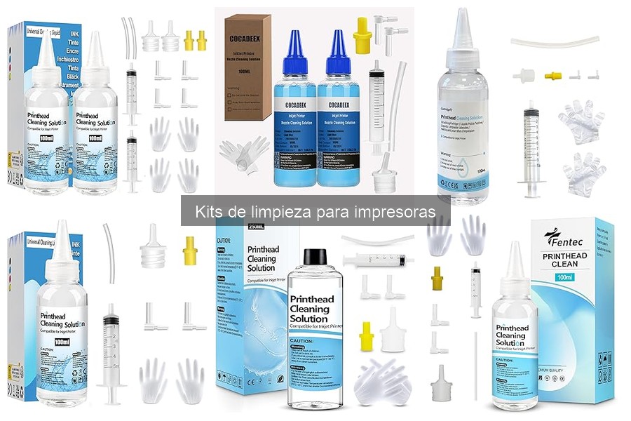 Alternativas Efectivas a Kits de Limpieza para Impresoras