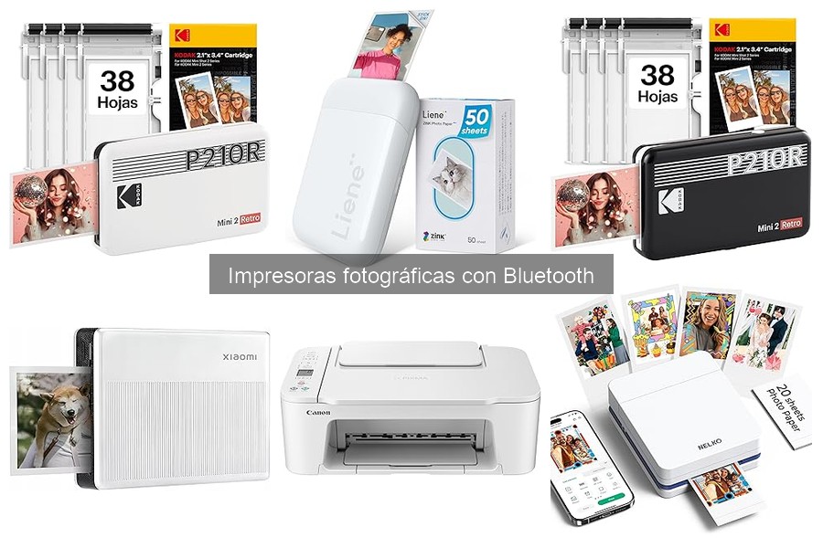 Calidad de impresión en impresoras fotográficas Bluetooth