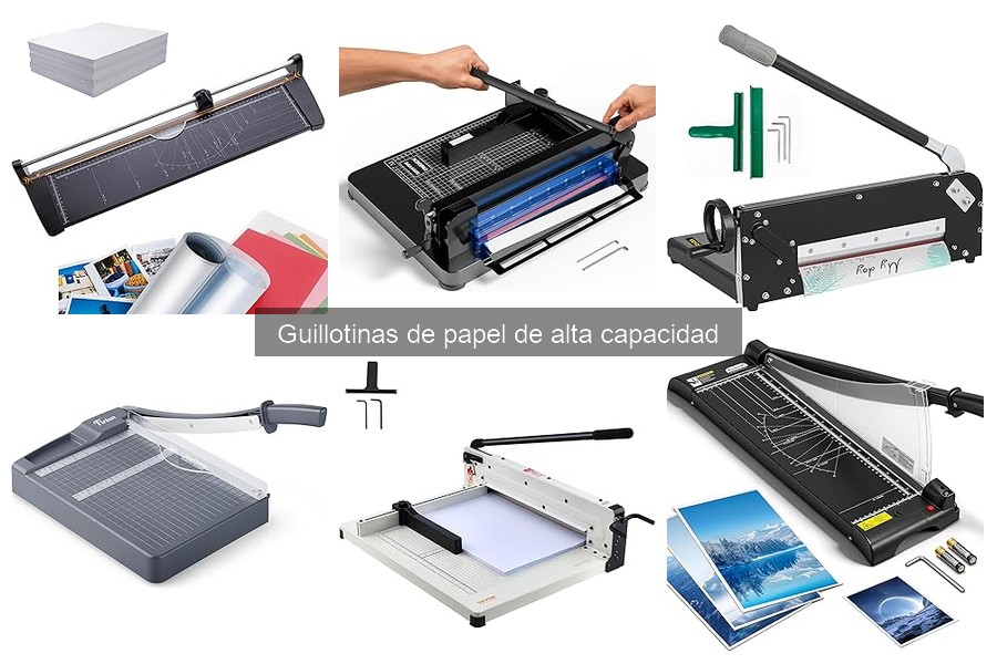 Casos de Uso para Guillotinas de Papel de Alta Capacidad