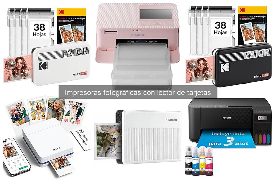 Casos de Uso para Impresoras Fotográficas con Lector de Tarjetas