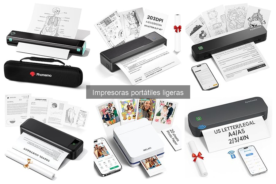 Cómo configurar una impresora portátil ligera fácilmente