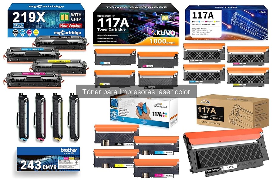 Cómo desechar correctamente el tóner de impresora láser color