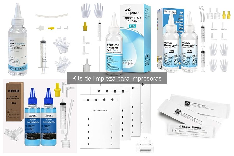 Cómo elegir el mejor kit de limpieza para impresoras