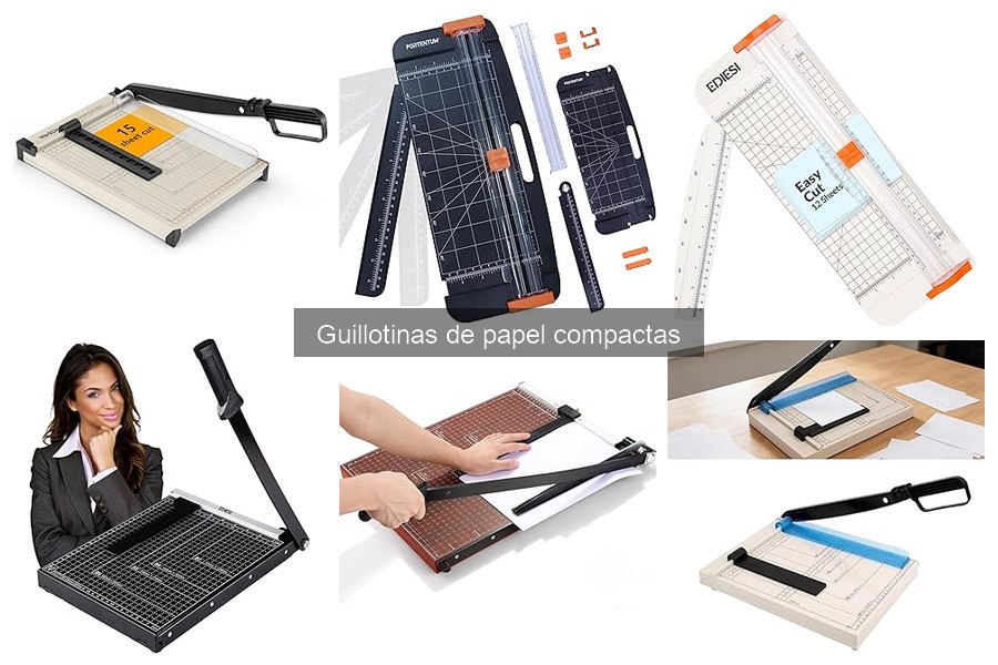 Cómo elegir el tamaño perfecto de guillotina de papel compacta
