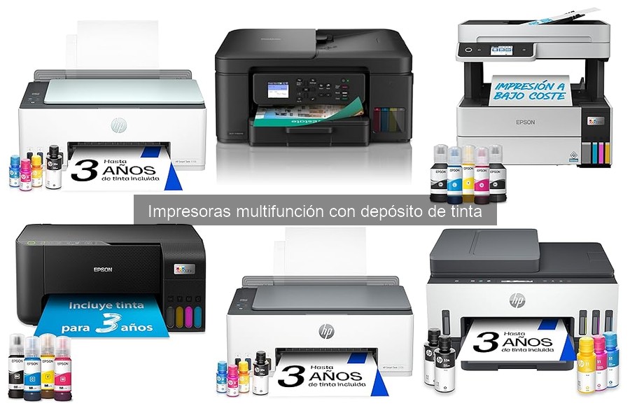 Cómo elegir la impresora multifunción con depósito de tinta