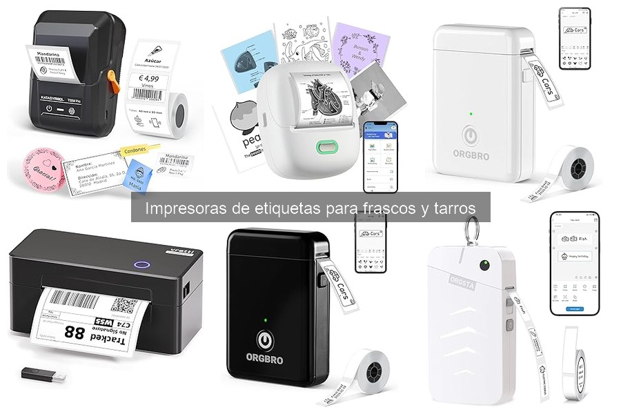 Cómo elegir la mejor impresora de etiquetas para frascos y tarros
