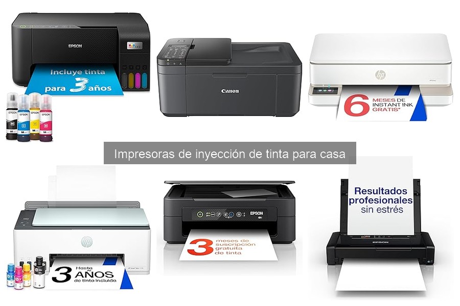 Cómo Elegir la Mejor Impresora de Inyección de Tinta para el Hogar