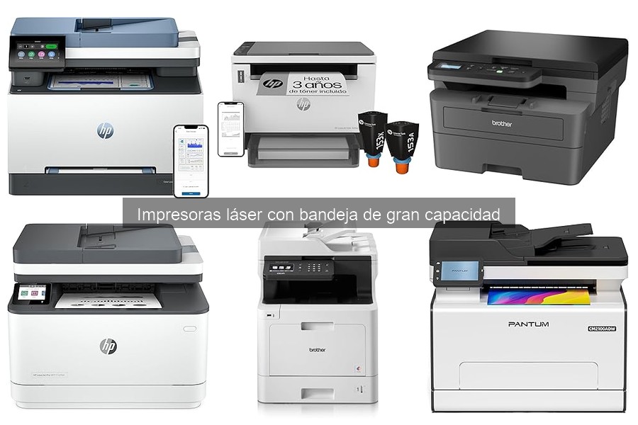 Cómo elegir la mejor impresora láser con gran capacidad