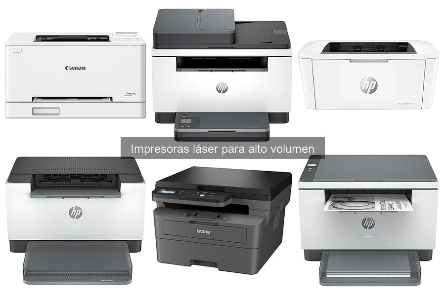 Cómo elegir la mejor impresora láser para alto volumen