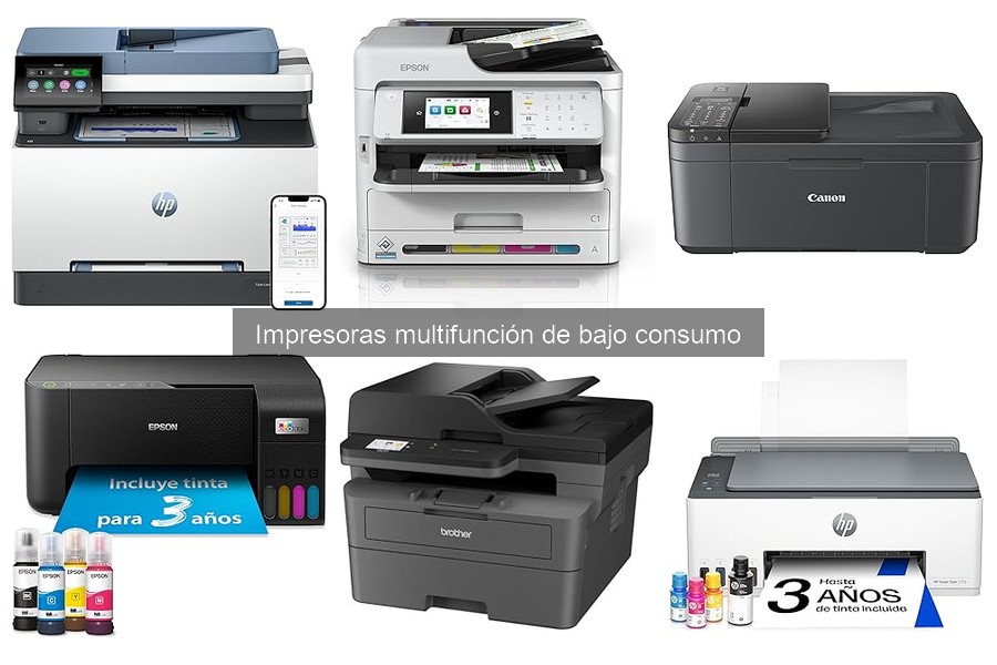 Cómo elegir la mejor impresora multifunción de bajo consumo