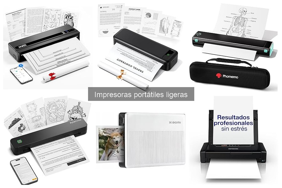 Cómo elegir la mejor impresora portátil ligera para ti