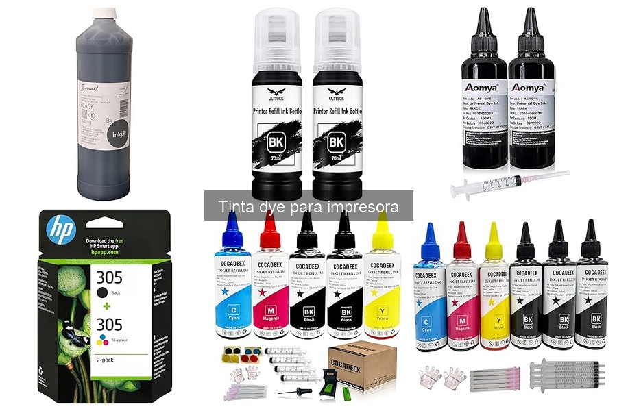 Cómo elegir la mejor tinta dye para tu impresora