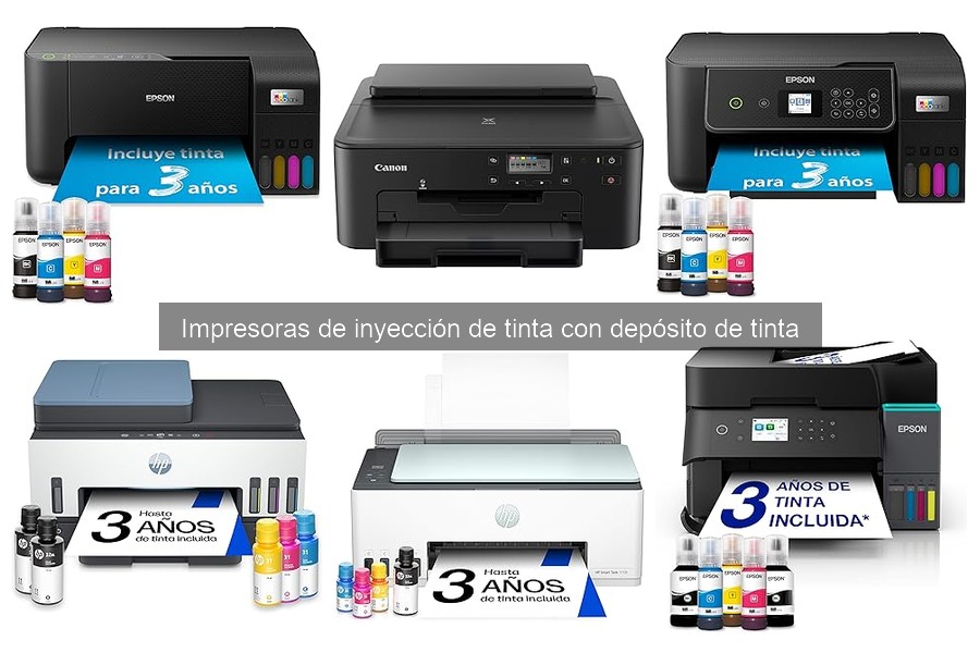 Cómo elegir una impresora de inyección de tinta con depósito