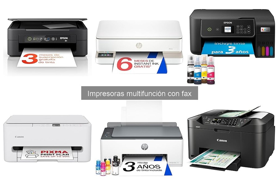 Cómo enviar un fax desde una impresora multifuncional